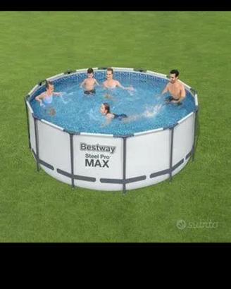 piscina bestway steel pro max