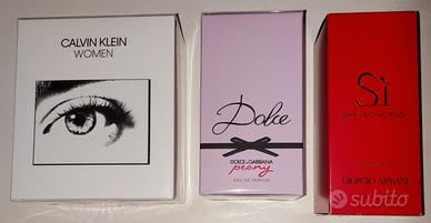 Profumo Parfum Armani Dolce&Gabbana Calvin Klein