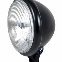 Faro anteriore nero 155 mm