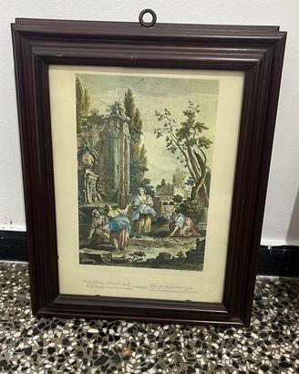 Quadro antico con cornice