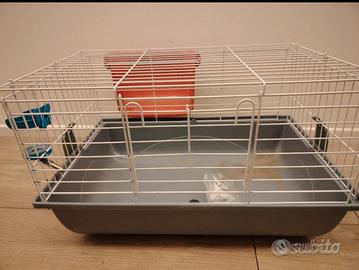 gabbia coniglio nano usata 2 mesi 