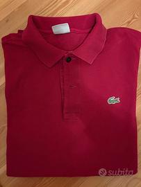 Polo bordeaux lacoste uomo