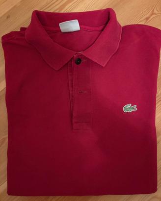 Polo bordeaux lacoste uomo
