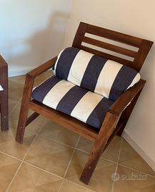 Poltrona Ikea con cuscini
