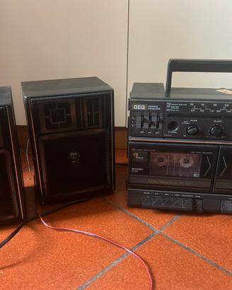 Stereo Portatile Boombox AIWA Vintage 80s