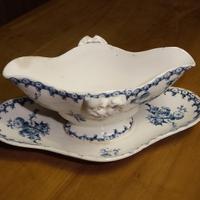 Salsiera francese in porcellana fine '800