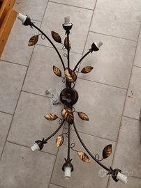 lampadario soggiorno  e applique 