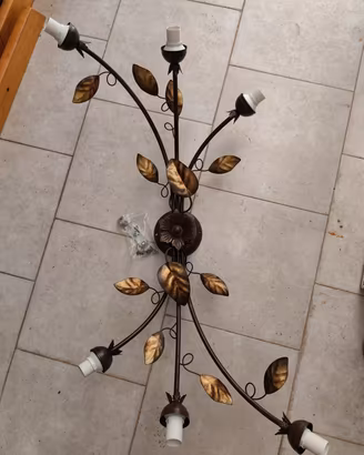 lampadario soggiorno  e applique 