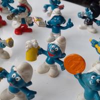 Puffi originali Shleich '77-'89 lotto di 26