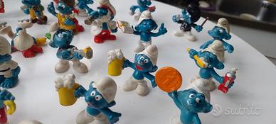 Puffi originali Shleich '77-'89 lotto di 26