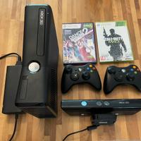 xbox 360 + 2 controller + kinect