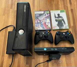 xbox 360 + 2 controller + kinect