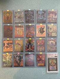 MTG signore anelli Poster Foil completo 20 Card
