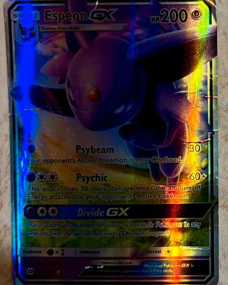 Carta da collezione Pokemon Espeon GX 61/149