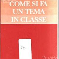 Come si fa un tema in classe