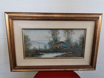 quadro con paesaggio 