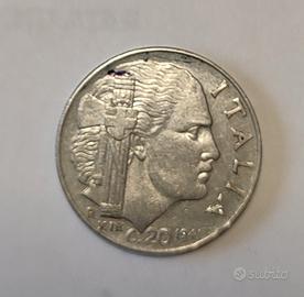 Moneta 20 centesimi 1941