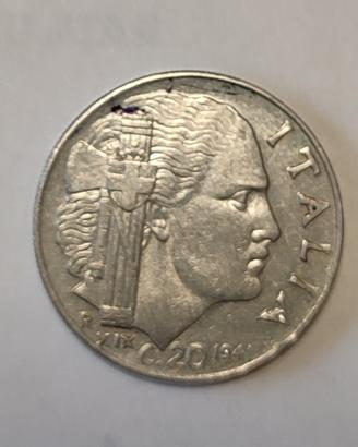 Moneta 20 centesimi 1941