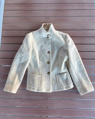 MaxMara Weekend giacca donna 100% lana beige 38