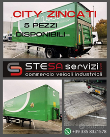 Semirimorchi City Tridec Zincati - 5 Pezzi