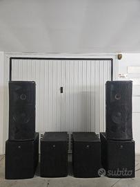 Coppia subwoofer Electro voice attivi