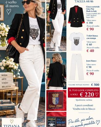 Completo con giacca sartoriale
