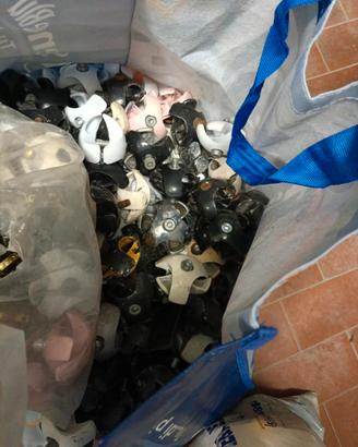 ruote per tubo con serraggio a bullone