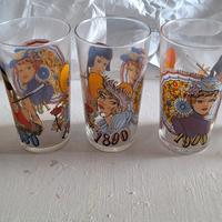 Set 5 bicchieri vintage
