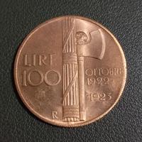 rara moneta 100 lire 1923 - riconeo