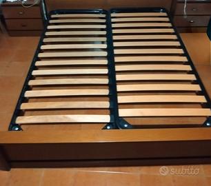 Reti per letto, con doghe in legno. 