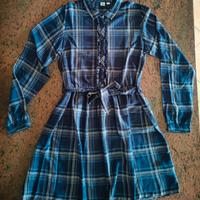 Vestiti Ido 16A a quadri blu 