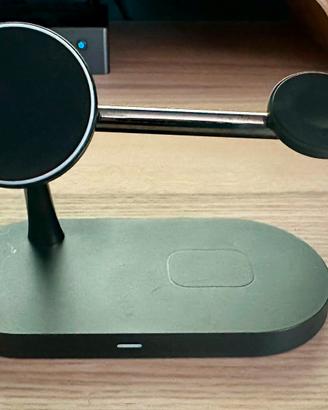 Caricatore Magnetico Wireless 5 in 1 con Lampada
