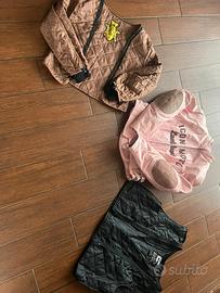 Giacca da moto donna rosa