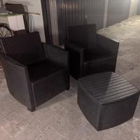 Salotto da giardino/balcone