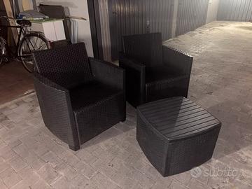 Salotto da giardino/balcone