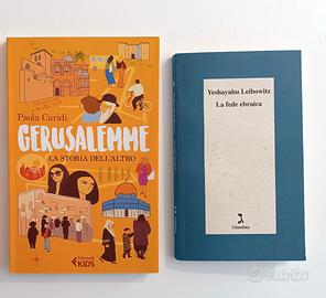 2 libri lotto Palestina-Israele