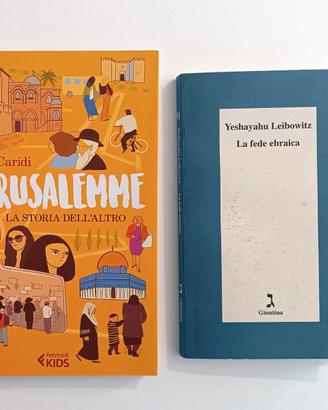 2 libri lotto Palestina-Israele