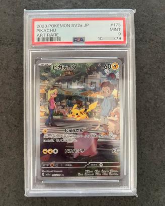 Pokemon pikachu 173/165 PSA 9 stupenda