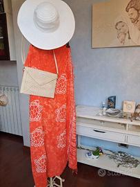 SET: Pareo mare sarong tie dye+ tracolla omaggio