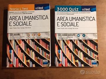 Coppia Libri Universitari "Area Umanistica Sociale