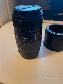 Obiettivo Sigma 70-300mm f4-5.6 APO Macro Super