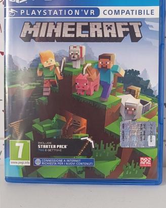 Minecraft Playstation VR Compatibile Per PS4