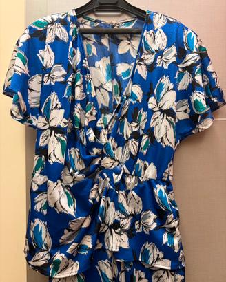 Vestito floreale, made in Italy