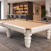 BILIARDO USATO LACCATO BIANCO