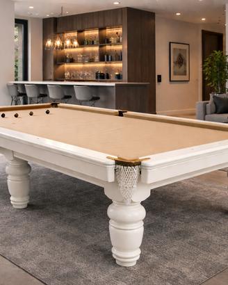 BILIARDO USATO LACCATO BIANCO