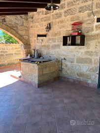 Incantevole Villa Stile Rustico e Giardino Alberat
