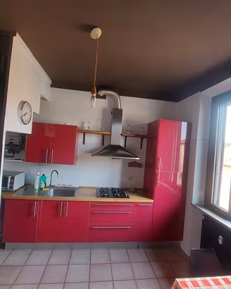 Cucina rossa Ikea