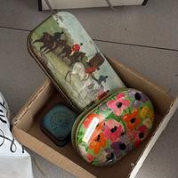 Scatole di latta vintage, collezione nr. 3 scatole
