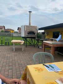Forno a legna 5/6 posti pizza