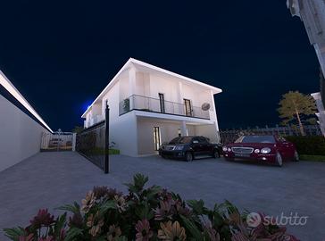 Villa nuova costruzione in fase di ultimazione